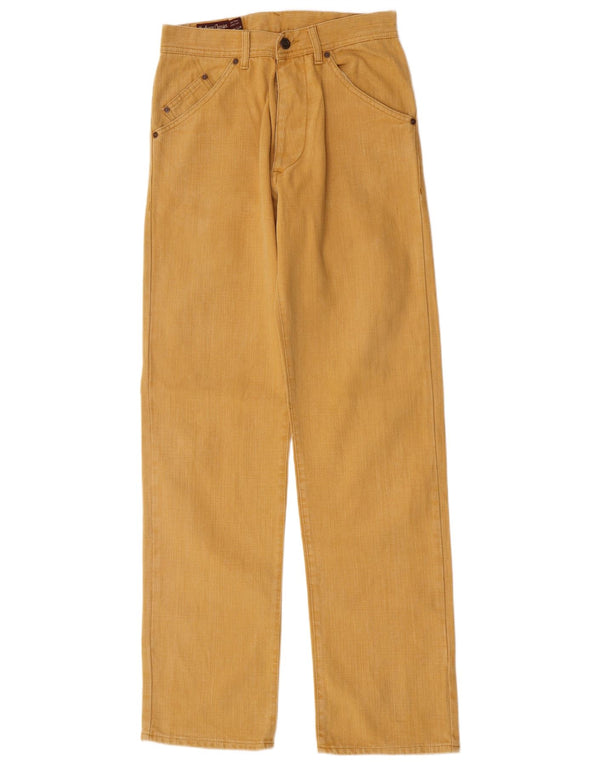 Pantaloni casual drepti pentru femei Marlboro Classics L29 L34 Bumbac galben