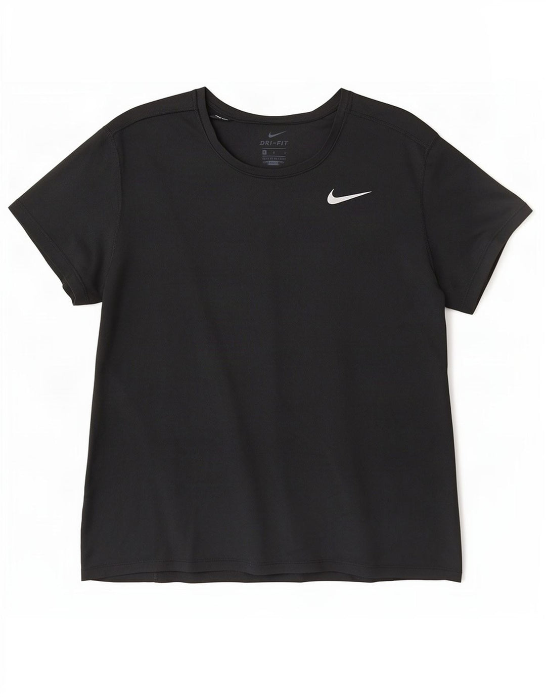 Tricou Nike Dri Fit pentru femei Top UK 14 Poliester negru mare