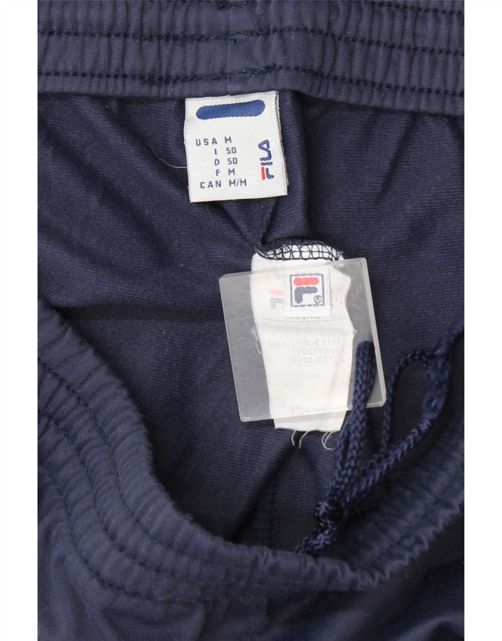Pantaloni de trening Fila pentru bărbați IT 50 Medium Bleumarin Poliester Colorblock