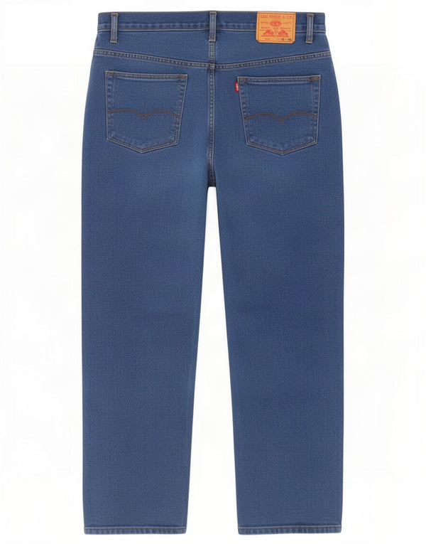 Blugi vintage pentru bărbați 901 drepte W36 L30 albastru