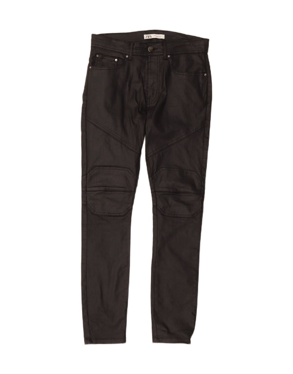 Blugi skinny pentru bărbați Zara EU 40 Medium W31 L30 Bumbac negru