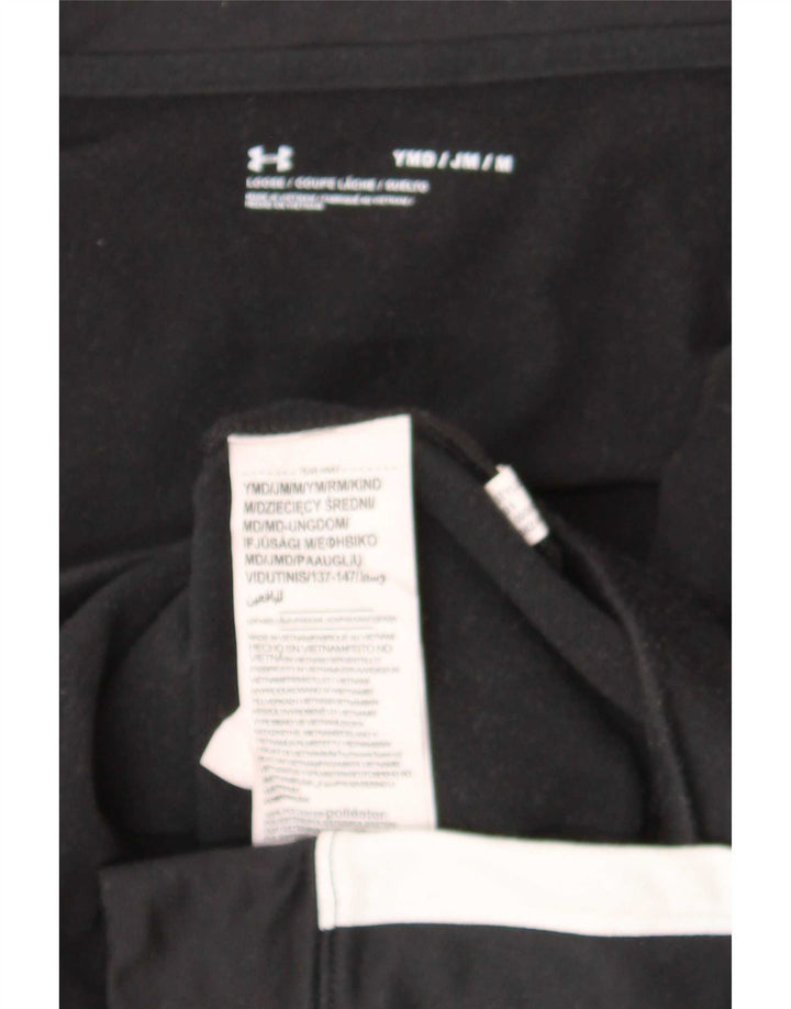 Jachetă de trening Under Armour pentru băieți 9-10 ani, mediu negru, color block
