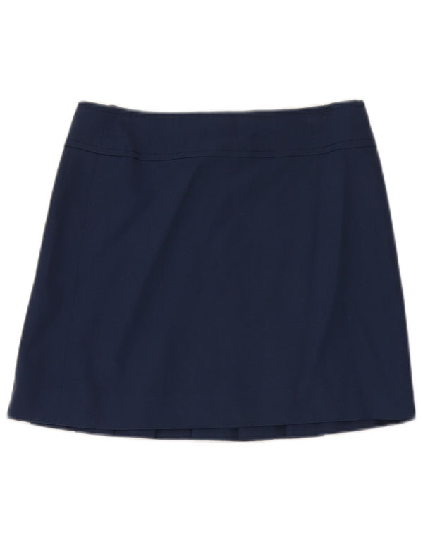 Fusta mini plisată Vintage pentru femei W30 Medium Bleumarin