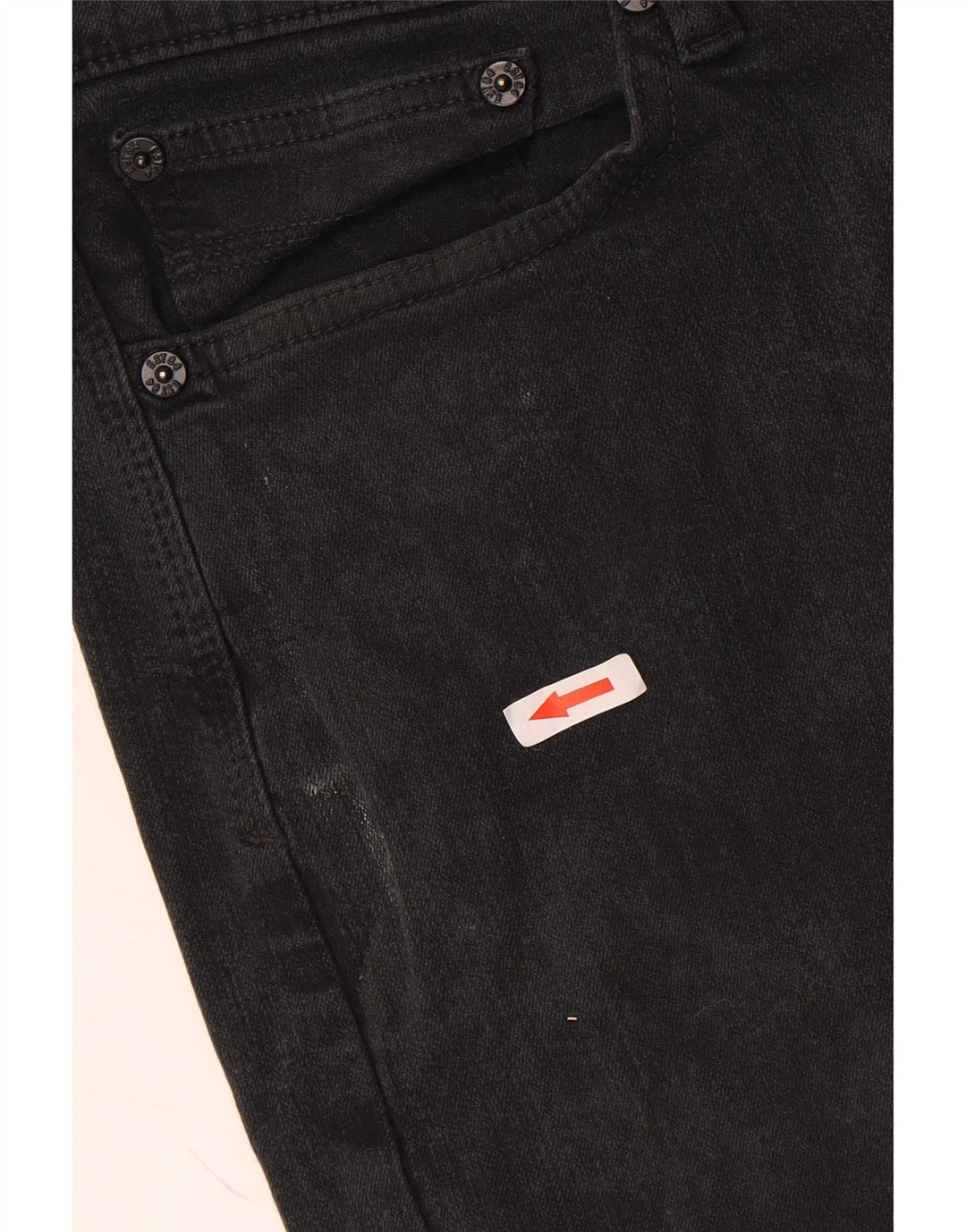 Blugi subțiri pentru femei Marks & Spencer W32 L30 bumbac negru
