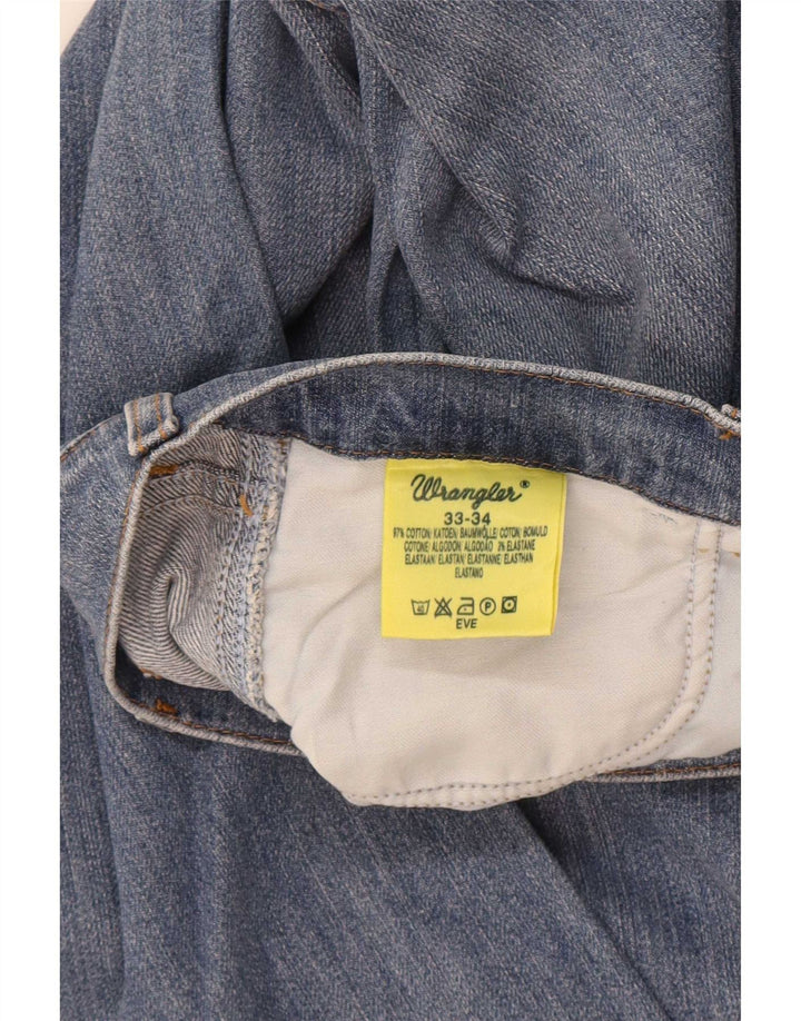 Blugi pentru femei Wrangler Eve Bootcut W33 L34 Bumbac albastru