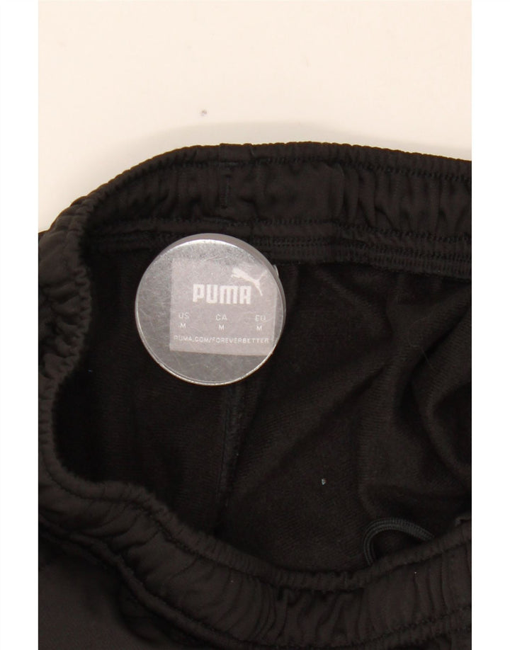 Pantaloni de trening PUMA pentru bărbați Joggeri poliester mediu negru
