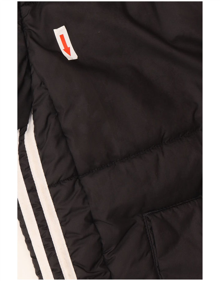Jachetă căptușită supradimensionată pentru femei Adidas UK 10 Poliester negru mic