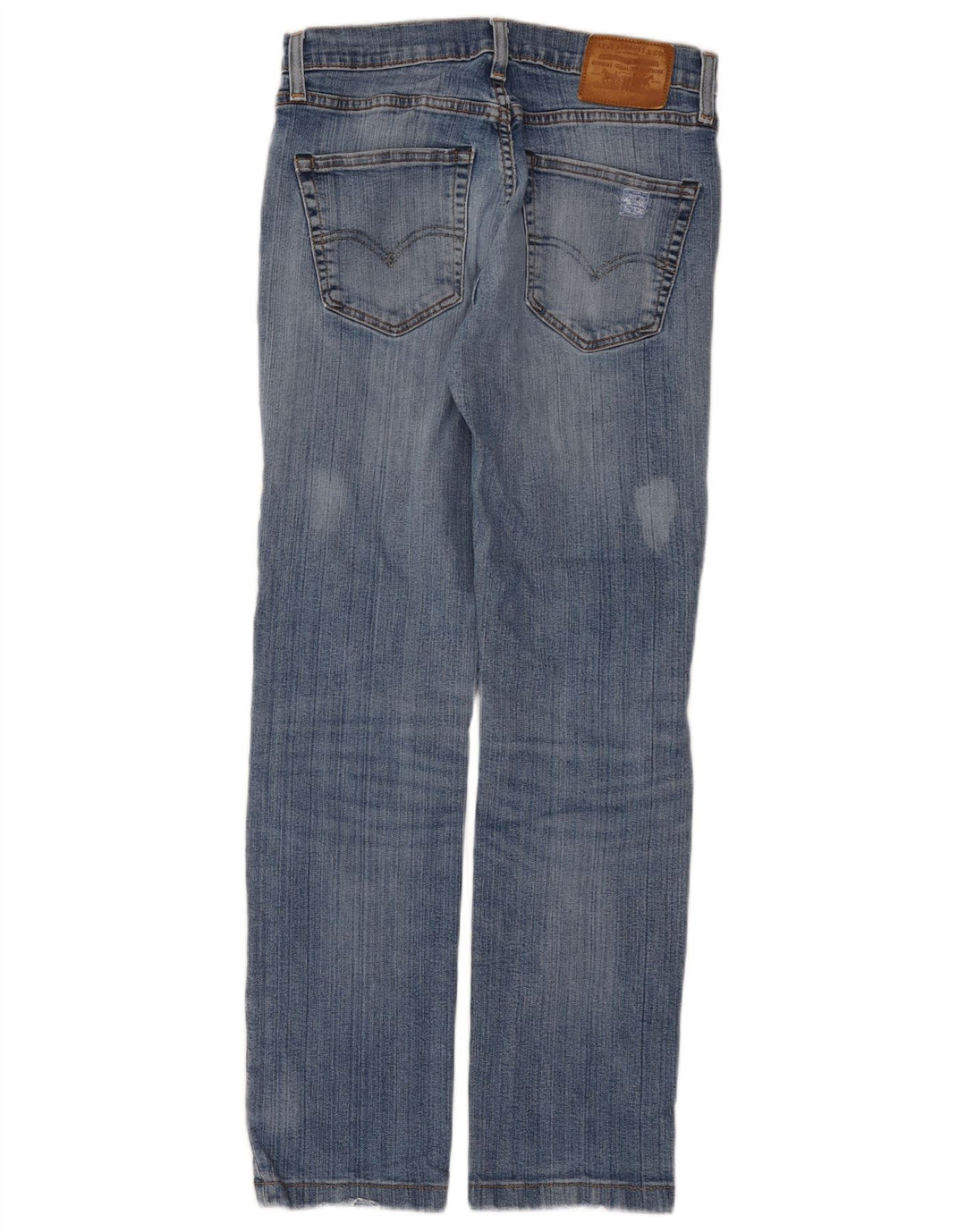 Blugi slim pentru bărbați Levi's Distressed W31 L29 Bumbac albastru