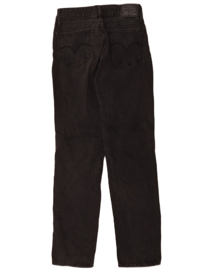 Blugi Levi's 712 Slim pentru femei W26 L29 bumbac negru