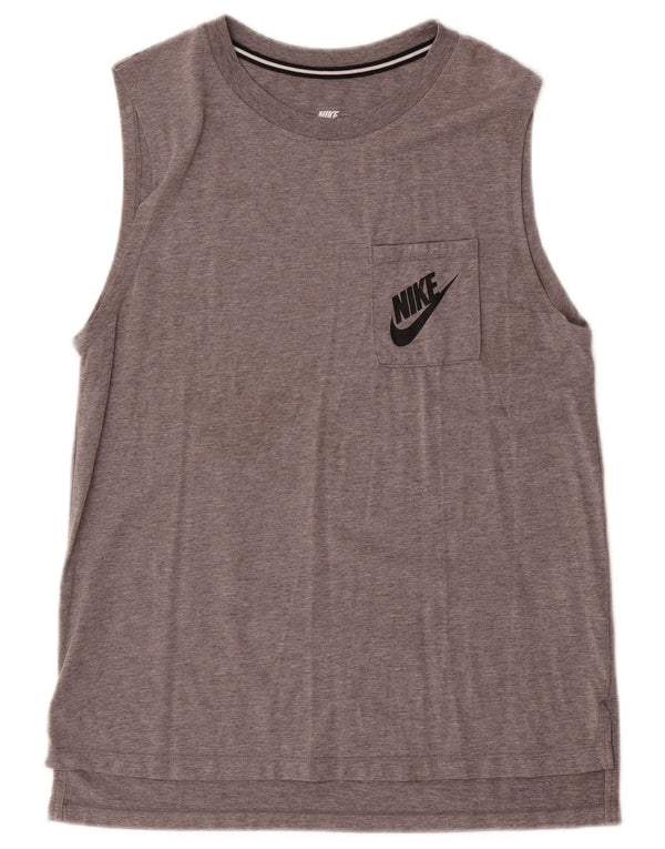 Vestă pentru bărbați Nike, mic, gri, modal