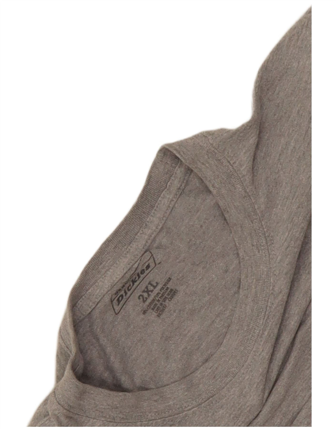 Dickies Top pentru bărbați cu mânecă lungă 2XL, bumbac cu pete gri