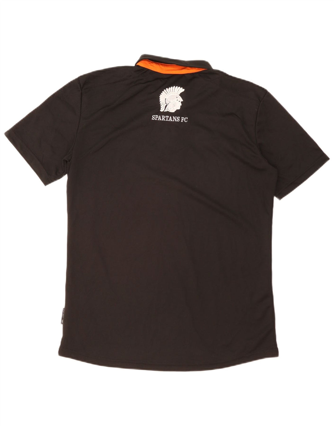 Tricou polo Umbro Spartans cu grafică pentru bărbați, mare, negru, din poliester