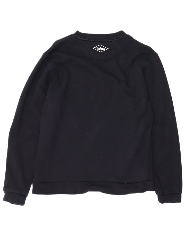 UMBRO Pulover grafic pentru bărbați, bumbac mic, negru