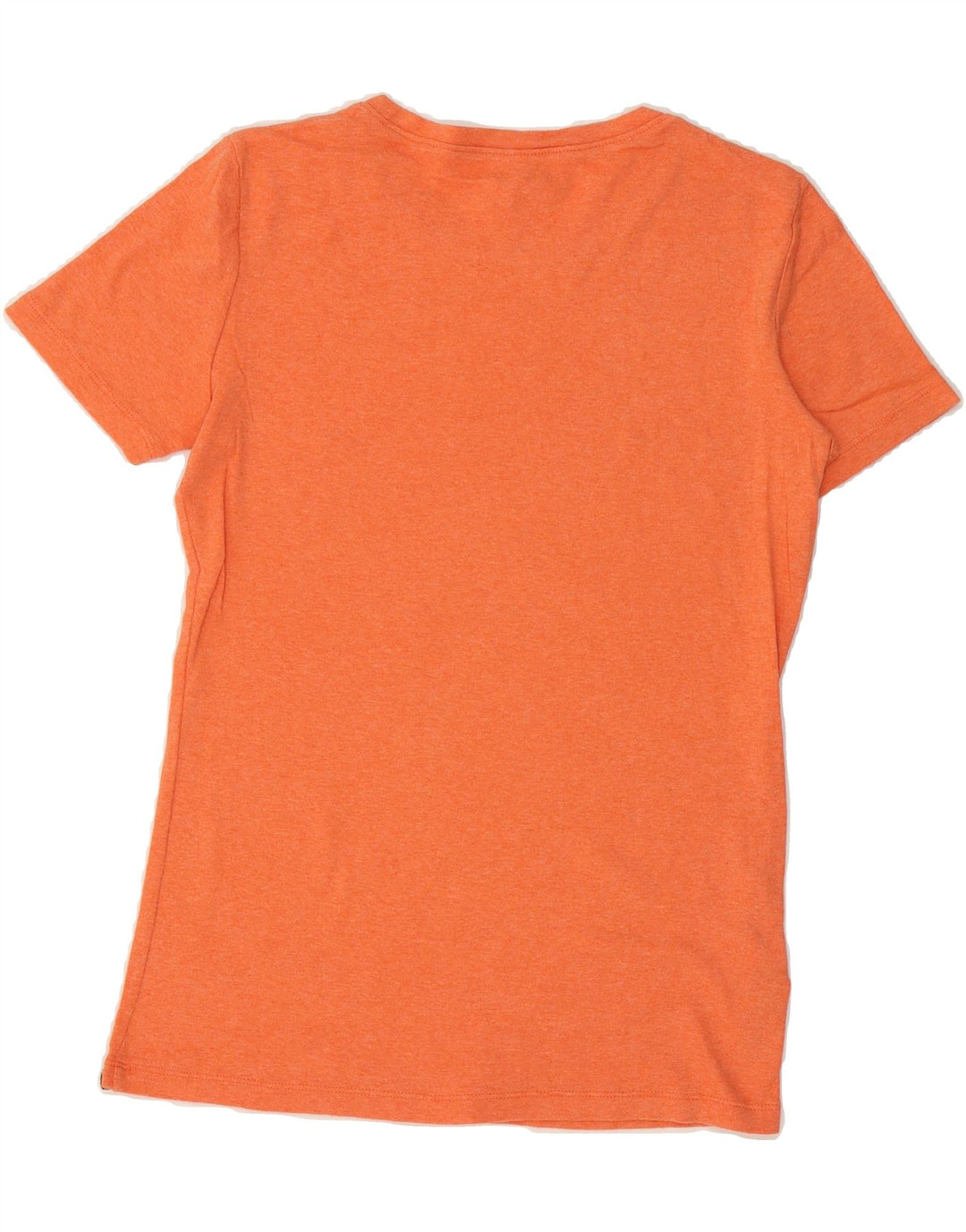 EDDIE BAUER Womens T-Shirt Top UK 14 Medium Orange Cotton Vintage Eddie Bauer and Second-Hand Eddie Bauer from Messina Hembry 