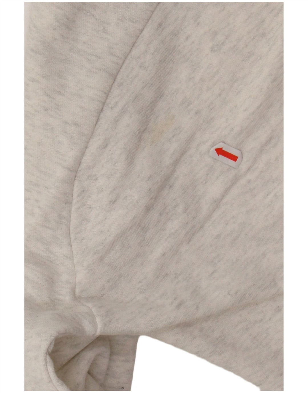 ADIDAS Womens Oversized Graphic Sweatshirt Jumper UK 14 Medium Grey Cotton