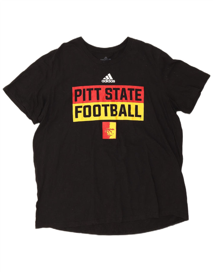 Tricou grafic pentru bărbați Adidas Top 2XL Negru