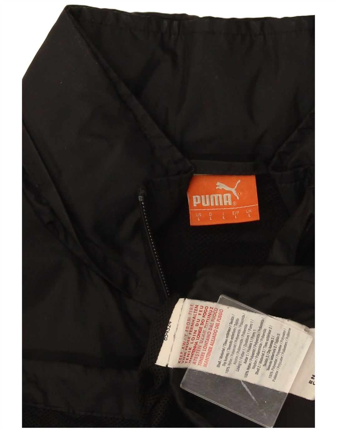 Jachetă de trening pentru bărbați Puma, mare, negru, nailon