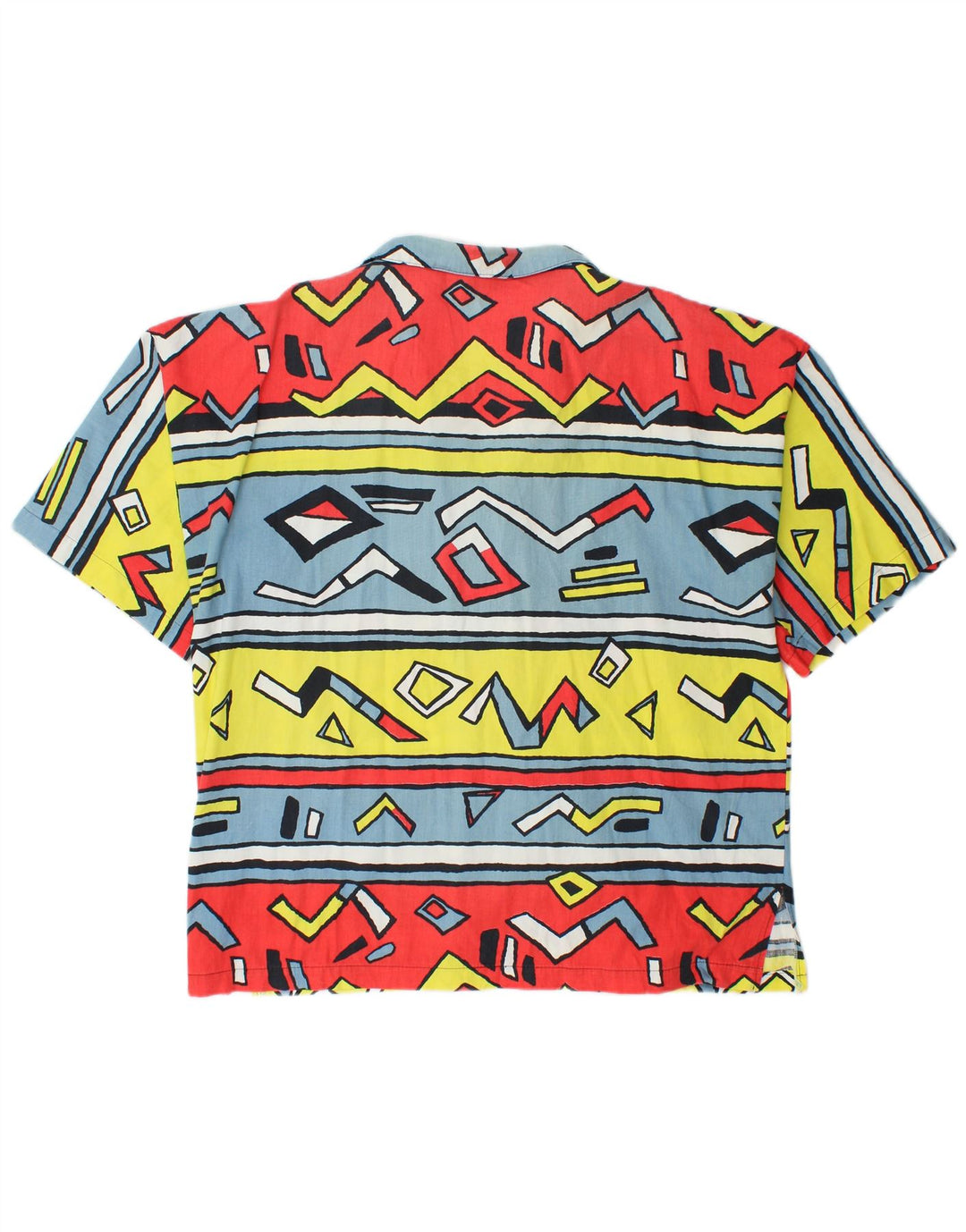 Cămașă cu mânecă scurtă Rio pentru bărbați, bumbac geometric multicolor mare