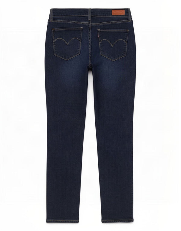 Blugi skinny Levi's Bold Curve pentru femei W32 L30 bumbac bleumarin