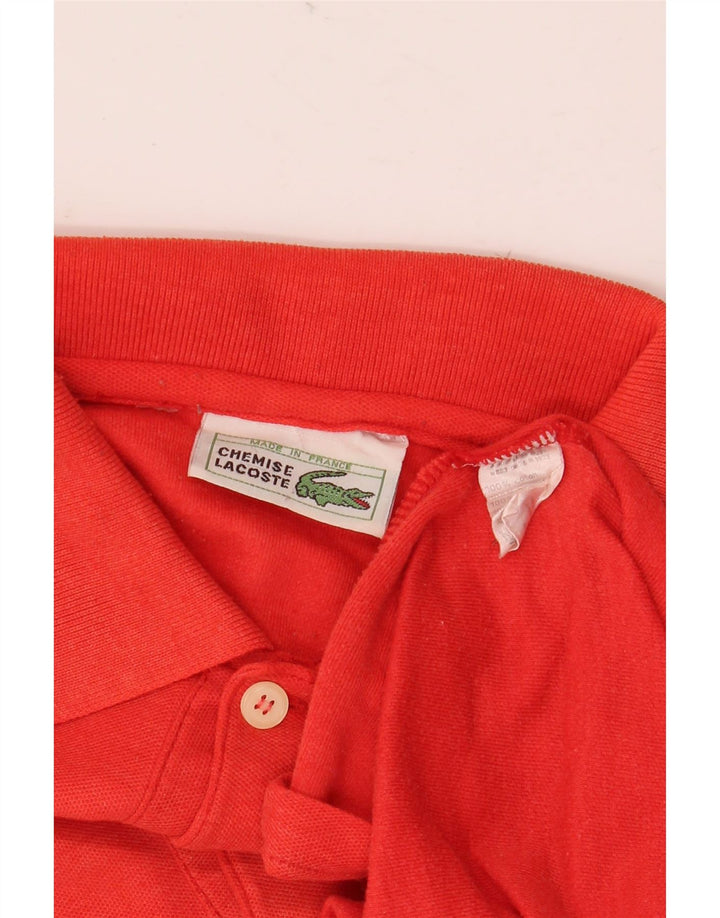 Tricou polo Lacoste pentru bărbați, bumbac roșu mic