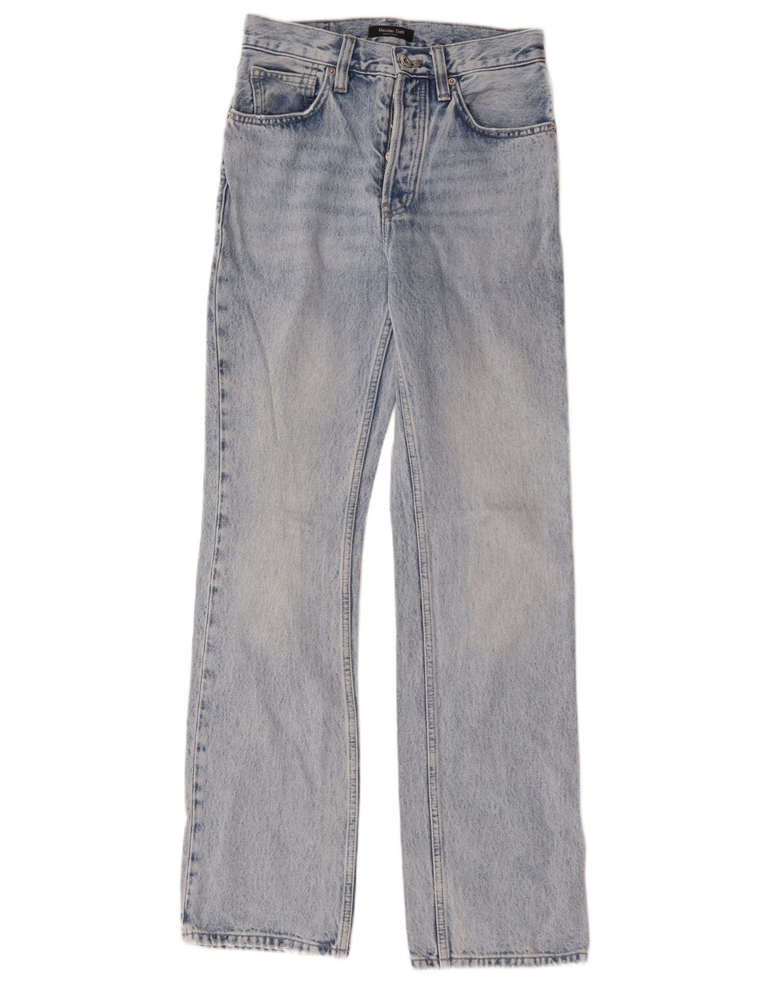 Blugi drepti pentru femei Massimo Dutti EU 34 2XS W24 L31 Albastru