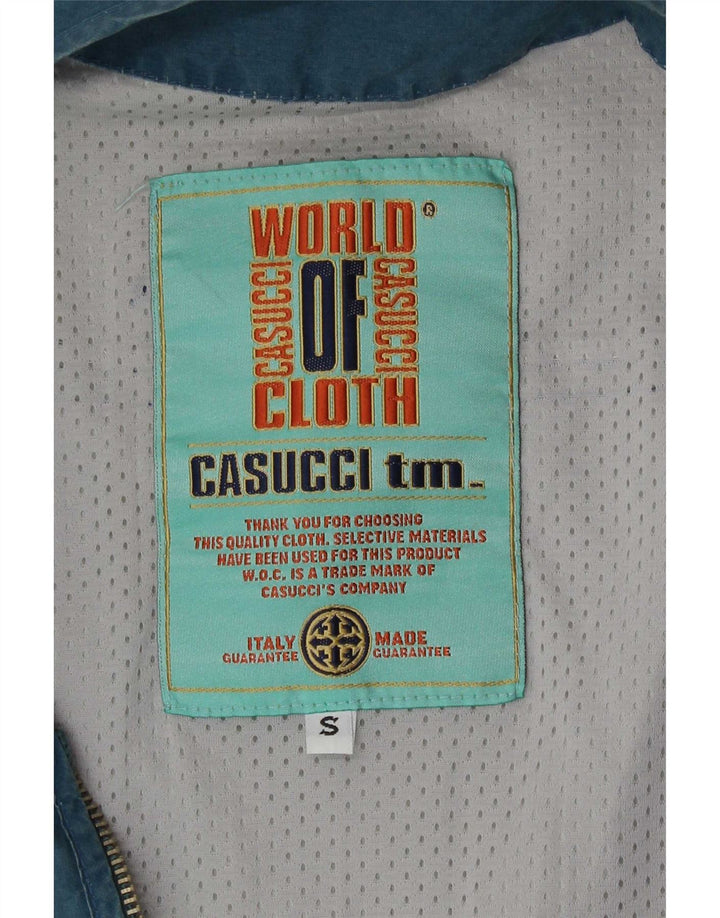 Gilet utilitar pentru bărbați Casucci UK 36 Small Blue Bumbac