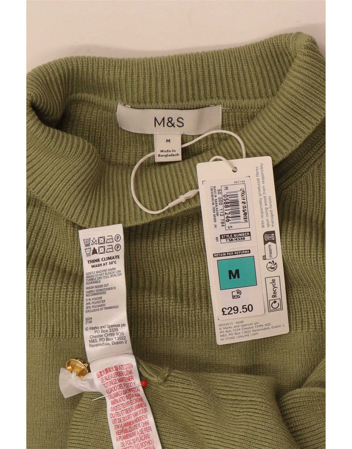 Pulover cu gât țestoasă pentru femei Marks & Spencer UK 14 Medium Khaki