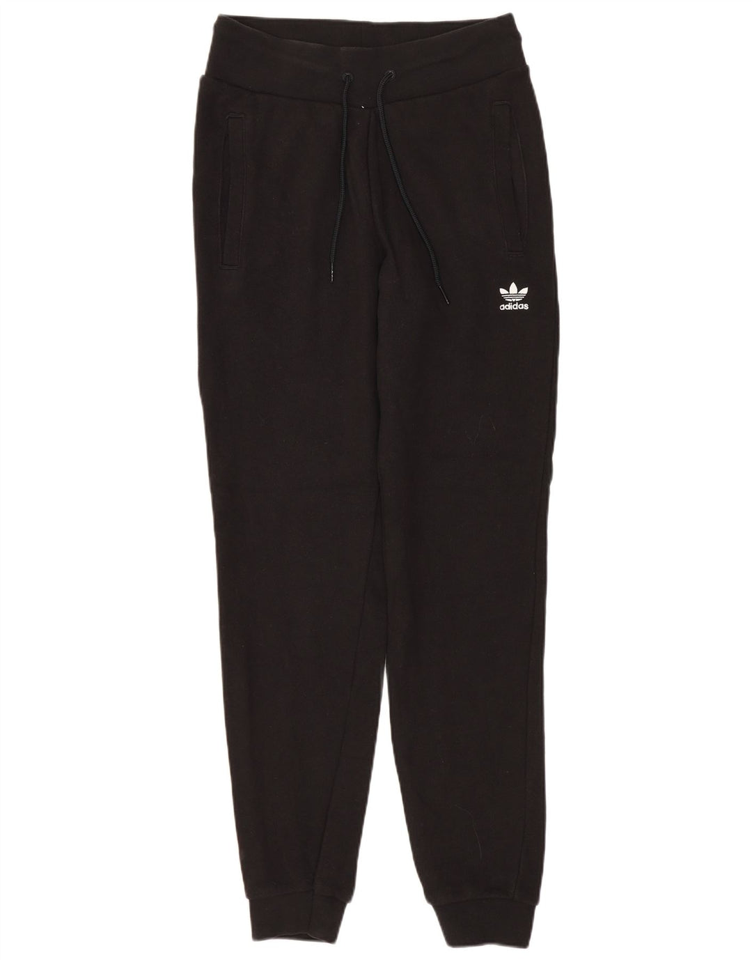 Pantaloni de trening pentru femei ADIDAS Joggeri UK 6 XS Bumbac negru