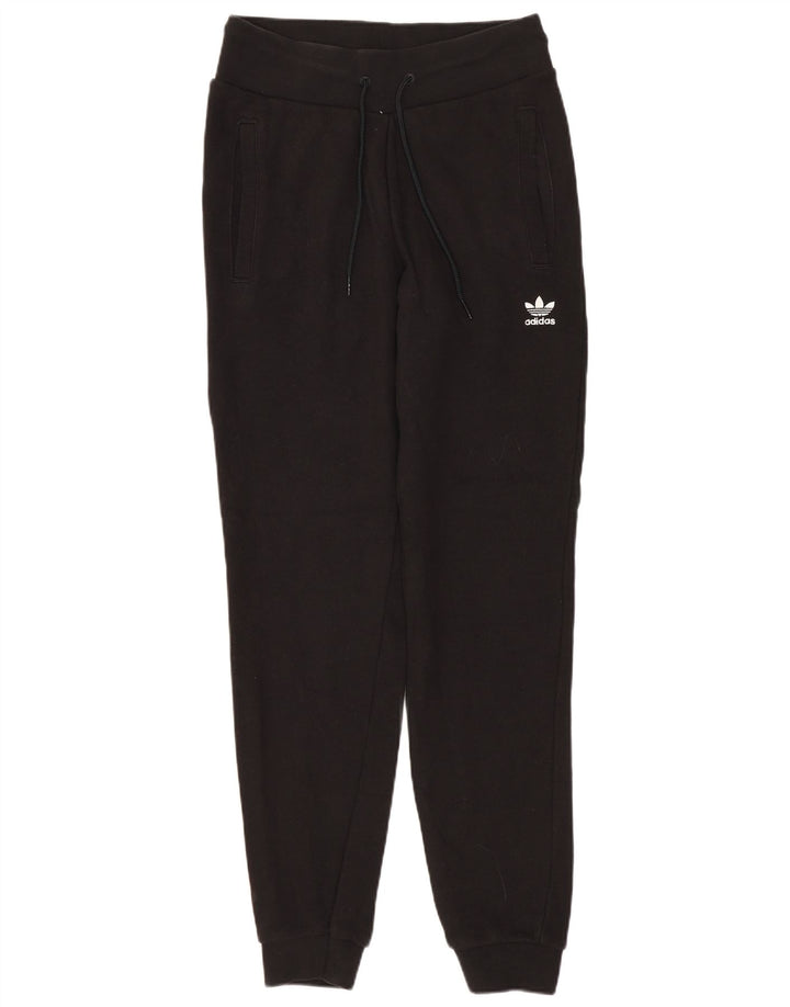 Pantaloni de trening pentru femei ADIDAS Joggeri UK 6 XS Bumbac negru