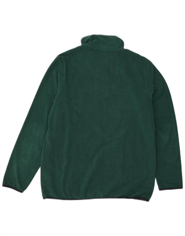 Pulover Lotto pentru bărbați, cu fermoar și gât, poliester verde XL
