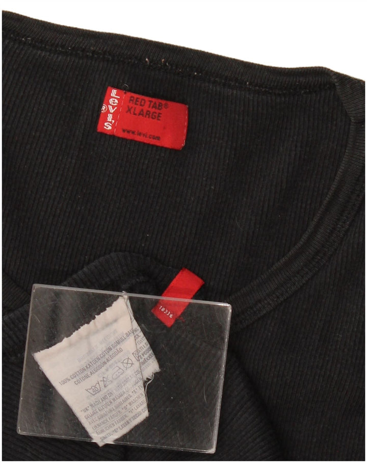 Vestă Levi's pentru femei UK 18 XL, bumbac negru