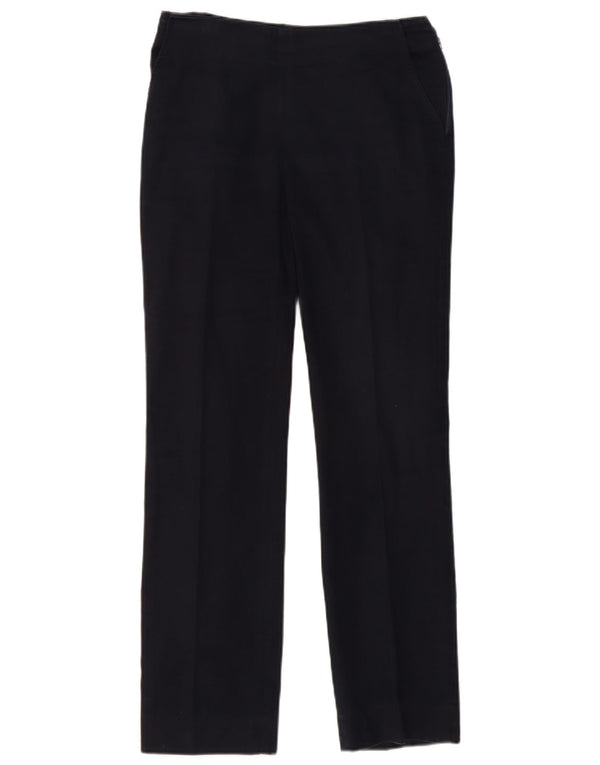 Pantaloni drepți casual pentru femei vintage IT 42 Medium W27 L29 Bleumarin