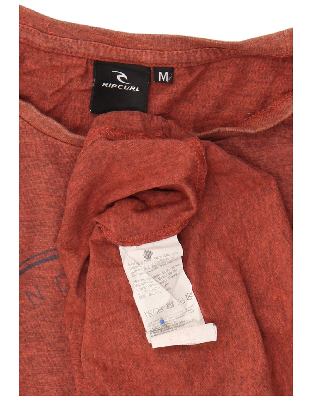 Tricou grafic pentru bărbați Rip Curl Top din bumbac pete portocaliu mediu