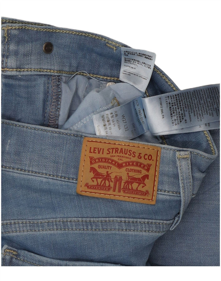 Blugi drepți modelați 314 pentru femei Levi's L27 L32 Bumbac albastru