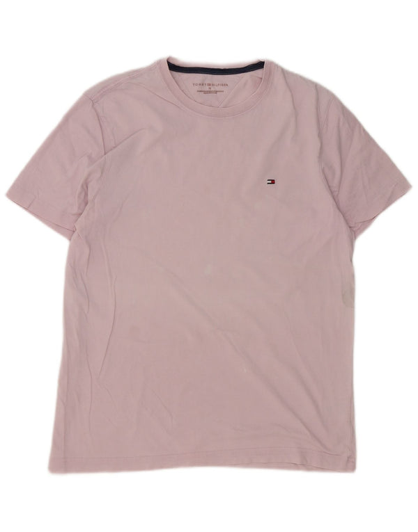 Tricou pentru bărbați Tommy Hilfiger Top Medium Pink Bumbac