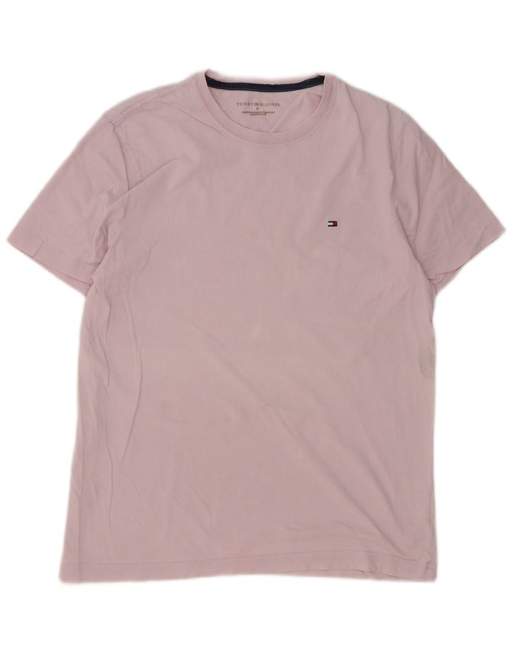 Tricou pentru bărbați Tommy Hilfiger Top Medium Pink Bumbac