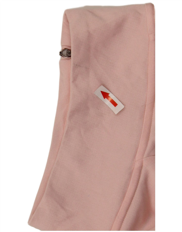 Top de trening Nike pentru femei, supradimensionat, cu grafic, cu fermoar, cu gât, roz