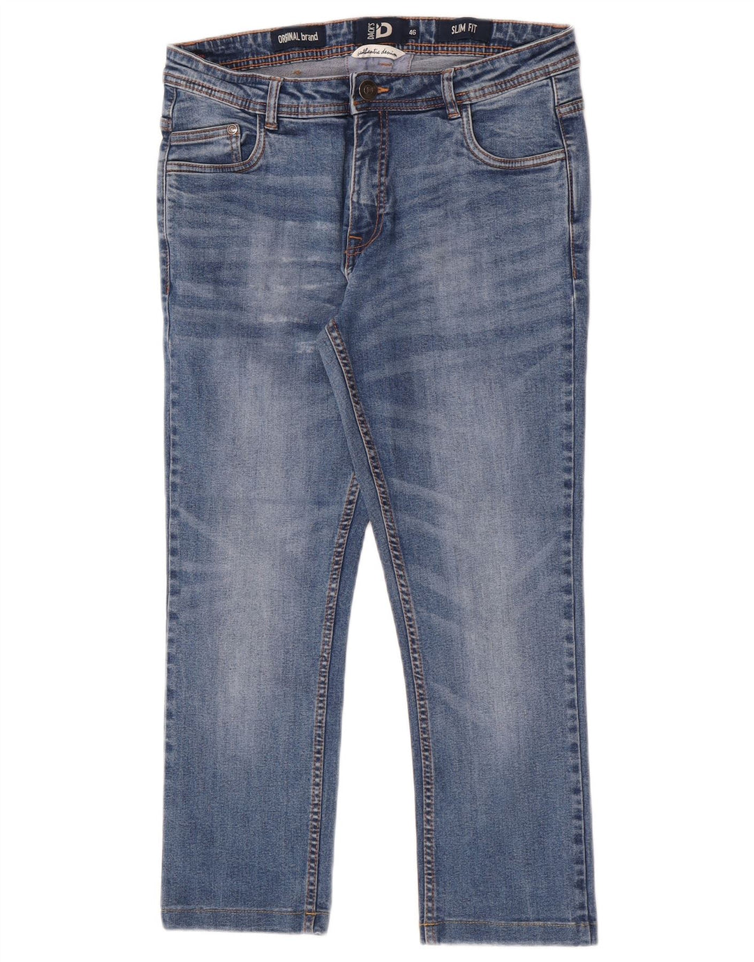 Blugi Dack's Crop Slim IT 46 Large W30 L24 Blue Bumbac