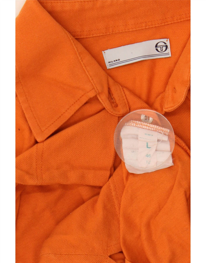 Cămașă cu mâneci 3/4 pentru femei Sergio Tacchini IT 46 mare portocaliu