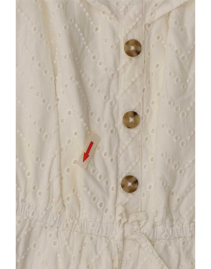 Costum pentru femei Benetton cu umăr dezactivat UK 14 Medium White