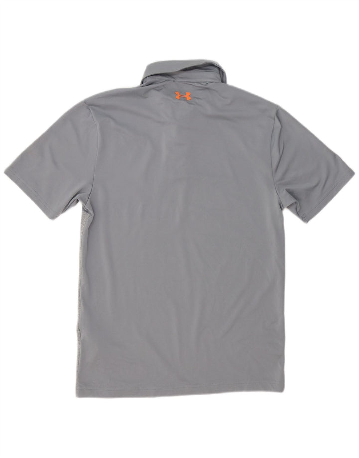 Tricou polo Under Armour pentru bărbați, mic, gri, poliester color bloc