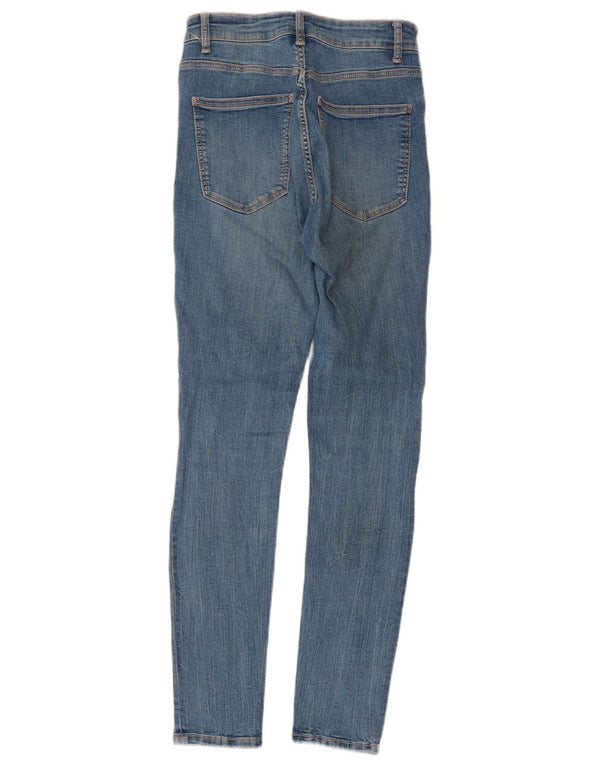 Blugi skinny dama Zara EU 36 XS W26 L27 Albastru Bumbac