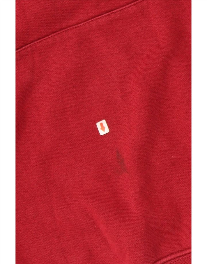 Pulover NIKE pentru bărbați cu glugă grafic XL bumbac burgundă