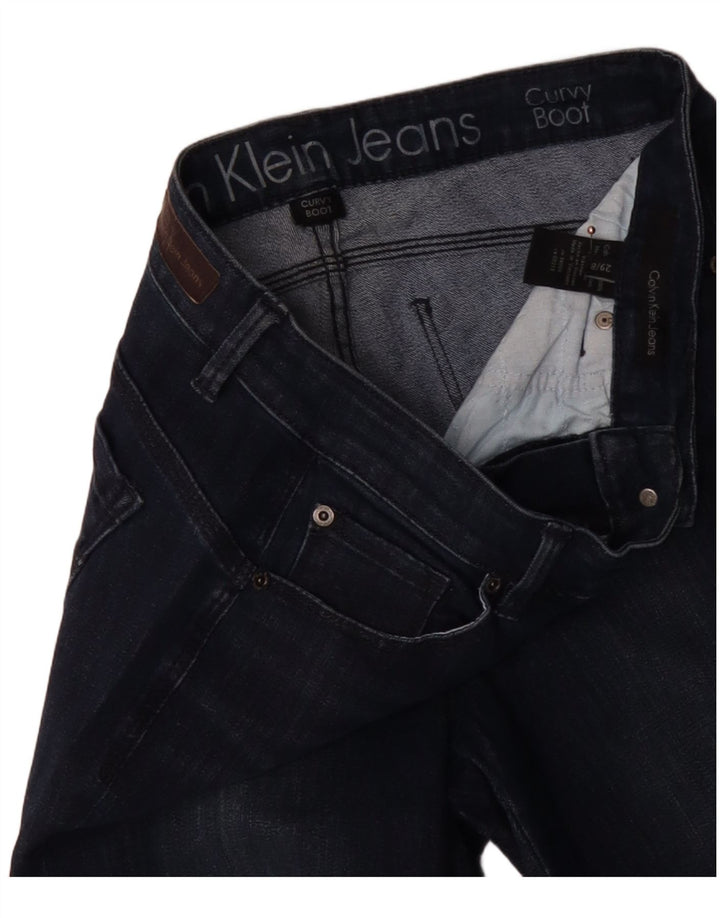Calvin Klein Jeans Bootcut pentru femei US 8 Medium W29 L31 Bleumarin Bumbac