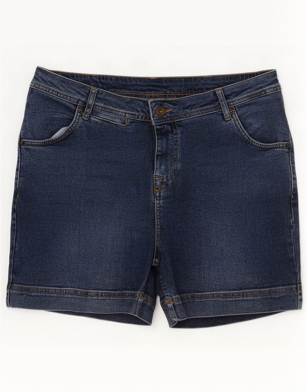 Pantaloni scurți din denim pentru femei Weird Fish UK 14 Large W34 Blue Cotton