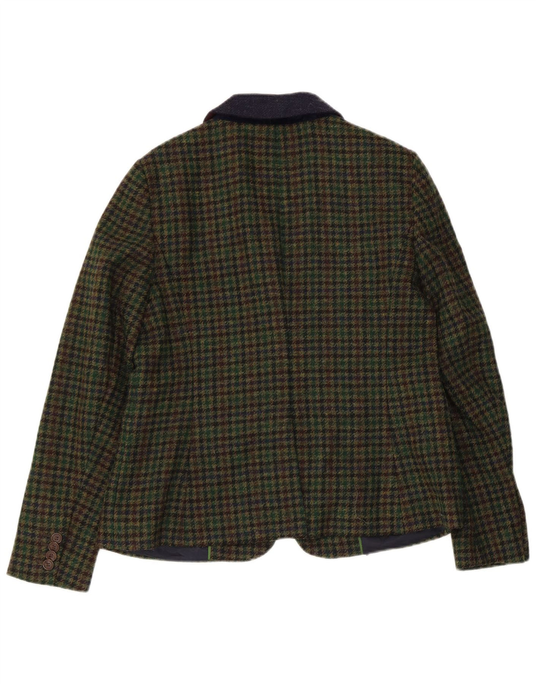Jachetă Hobbs pentru femei, cu 1 nasture, UK 14, lână mare, verde, picior de gală