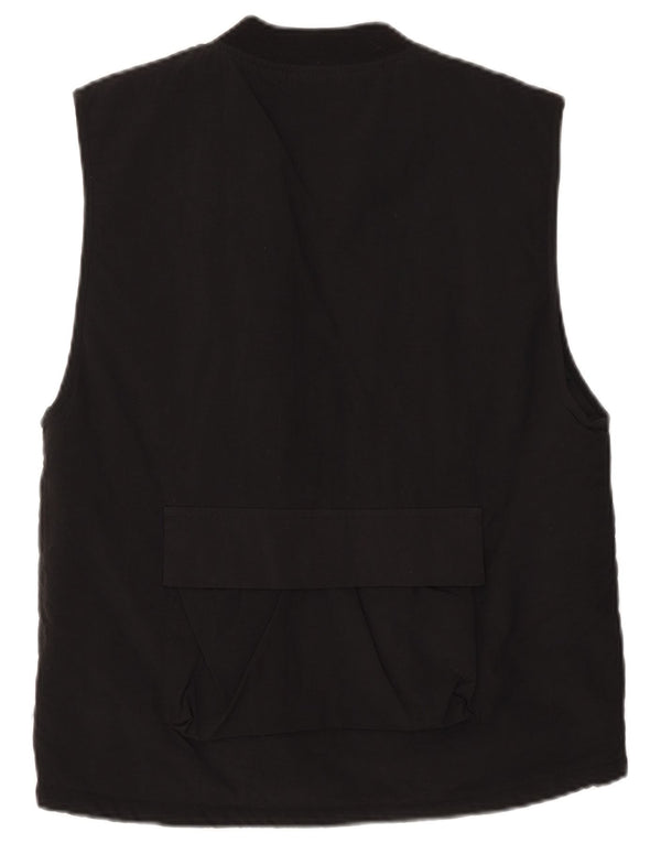 Zara Boys Utility Gilet 13-14 Years Black Nylon