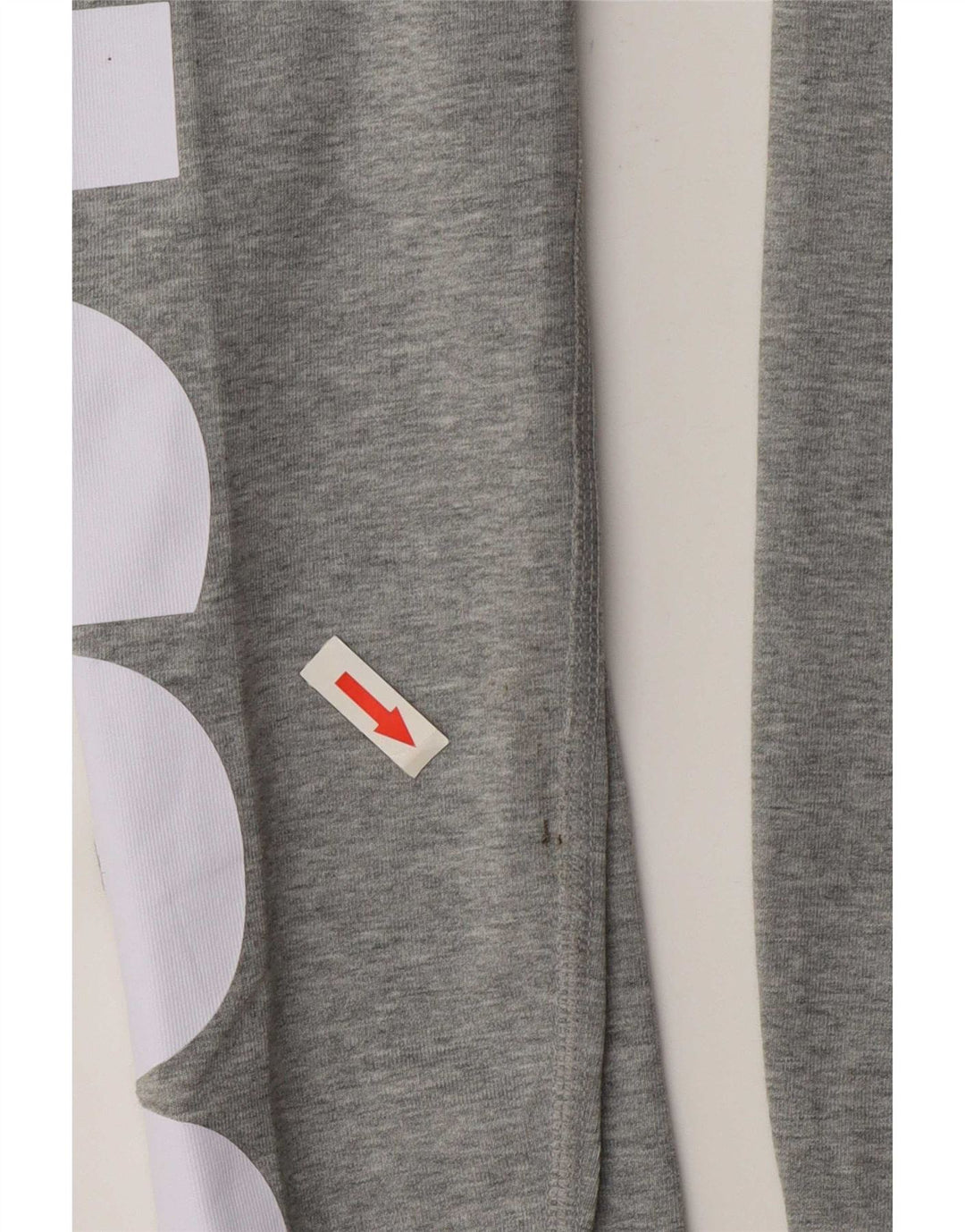 Leggings grafic Nike pentru femei UK 10, bumbac gri mic