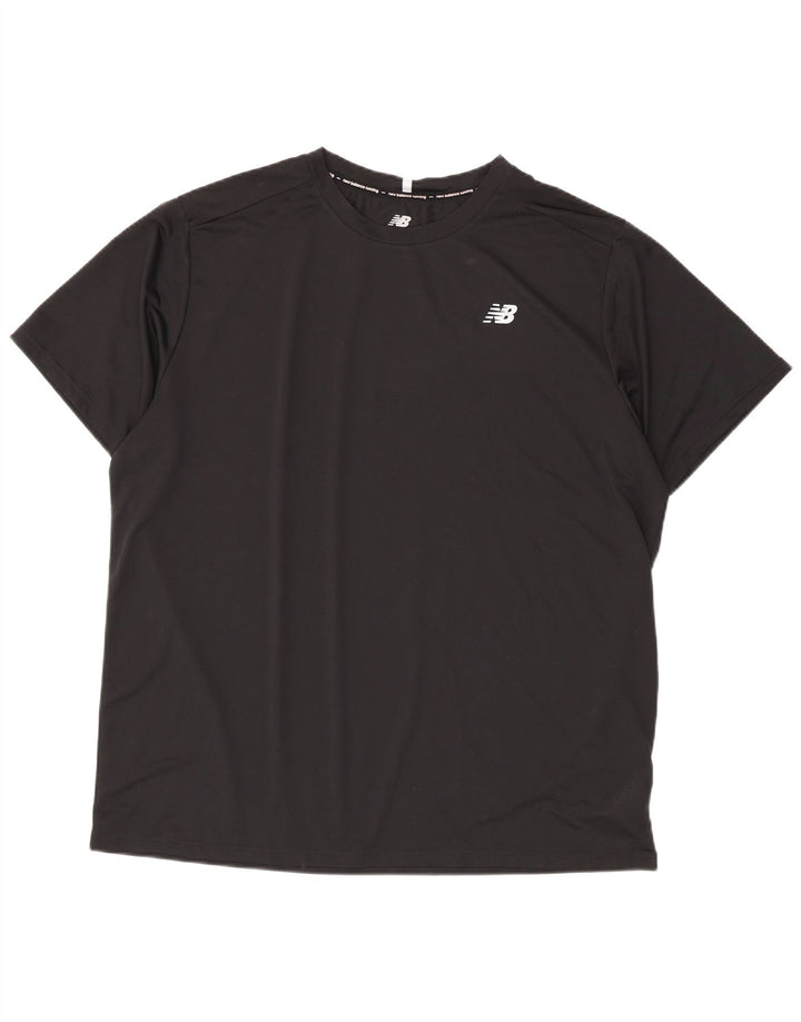 Tricou pentru bărbați New Balance Top 2XL Poliester negru