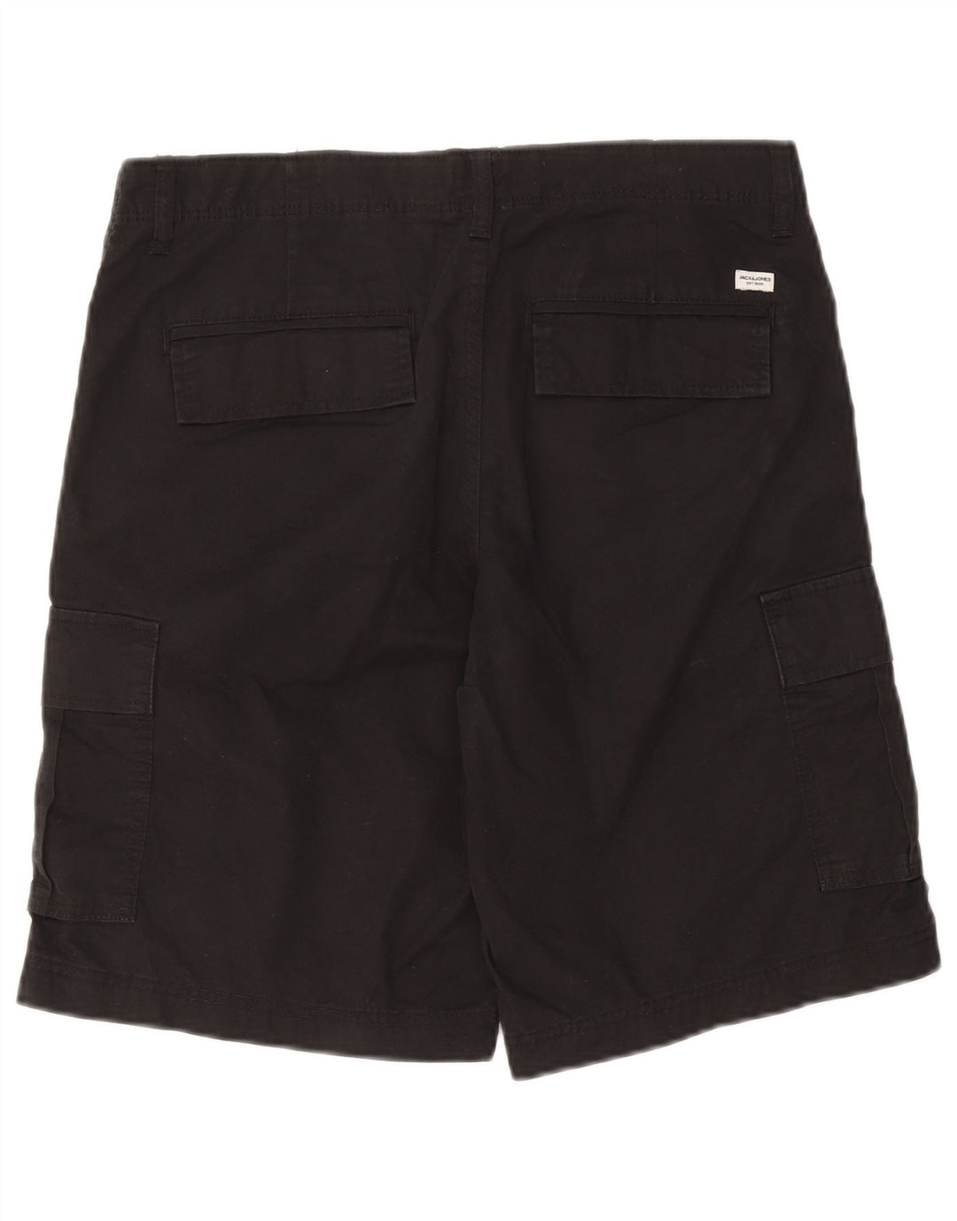 Pantaloni scurti cargo Jack & Jones pentru bărbați, mediu W32, bumbac negru